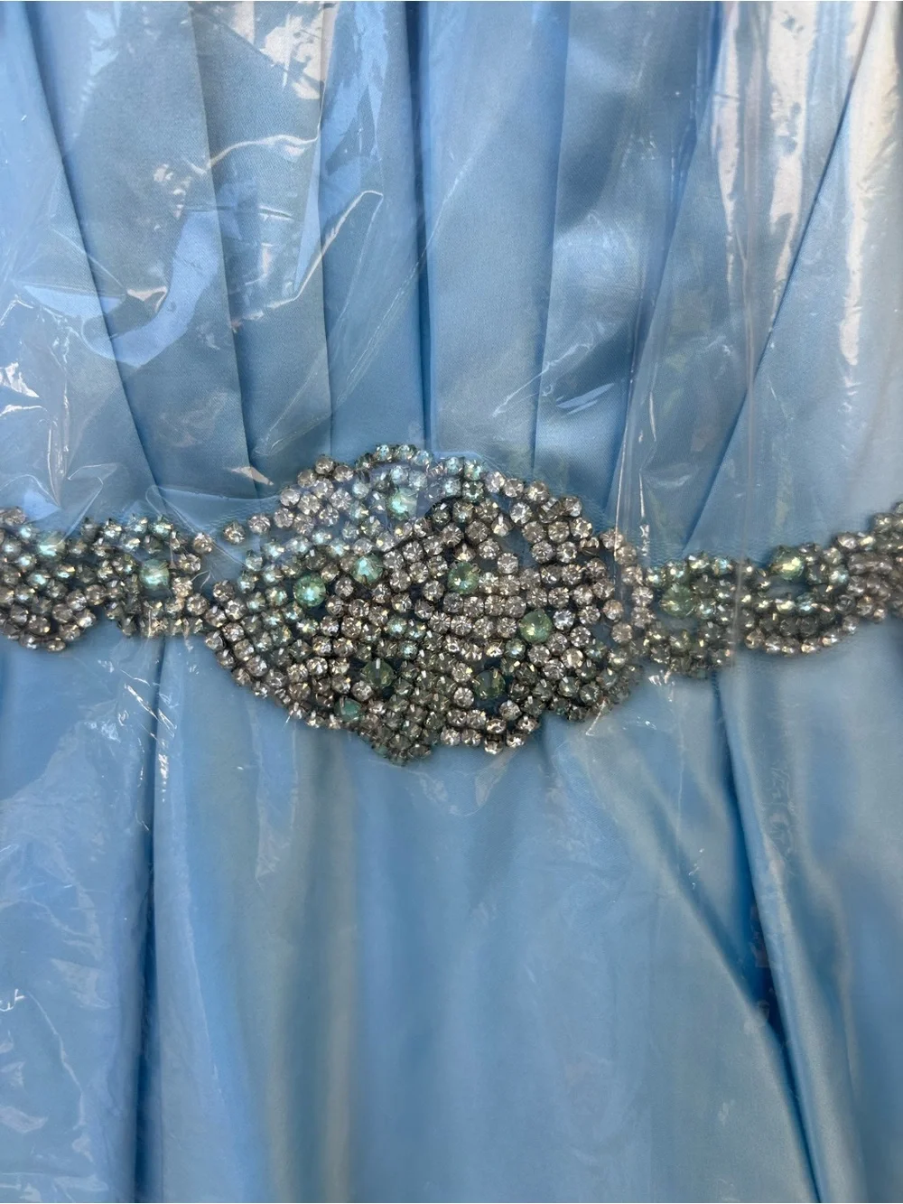 Sherri hill 51588 Ball Gown Light blue size 2 NWT